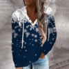 Navy Print Long Sleeve Sweatshirt