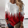 Stylish Red Round Neck Top