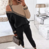 Modern Round Neck Two Piece Set
