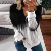 Cool Black Color Block Top