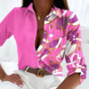 Showy Pink Print Shirt