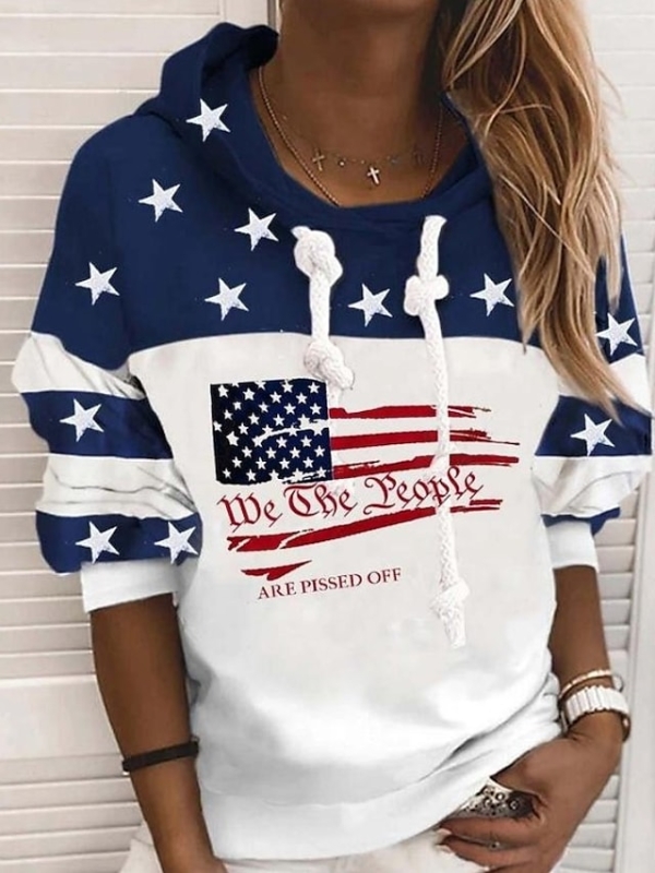 Modern Long Sleeve Print Sweatshirt